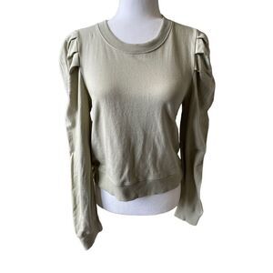 Cloth By Design Light Mint Green Cotton Crew Sweatshirt